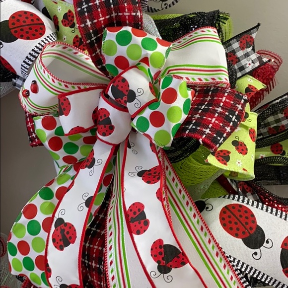 Ladybug wreath
